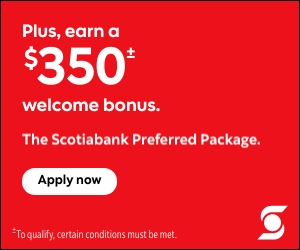 Scotiabank Preferred Chequing account sidebar