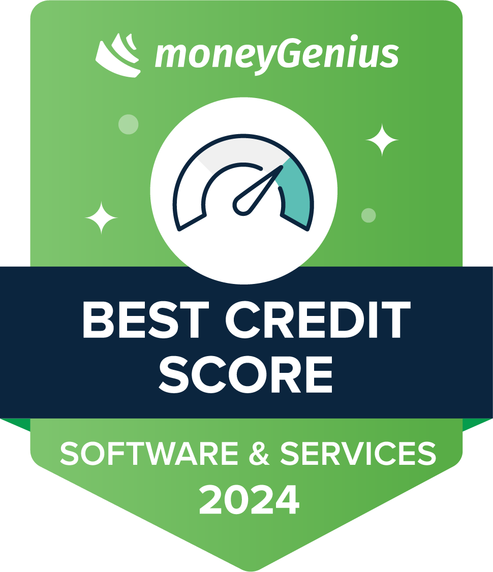 Credit Karma Credit Monitoring Review October 2024 MoneyGenius   Best Credit Score 2024 Award Seal 