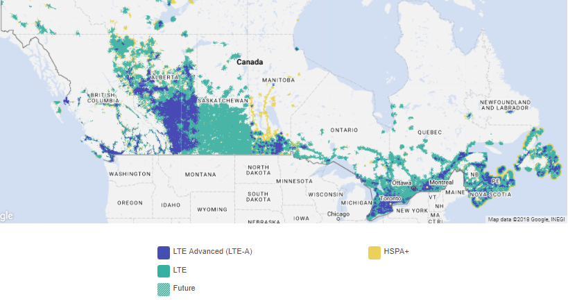 Bell Phone Coverage Map