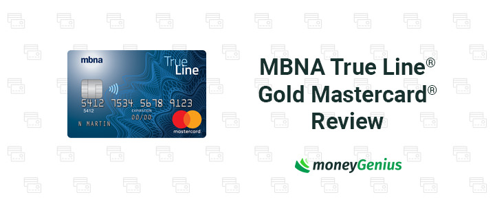 MBNA True Line® Gold Mastercard® Credit Card