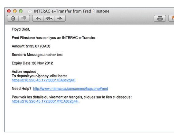 Depositing Interac e-Transfer 1