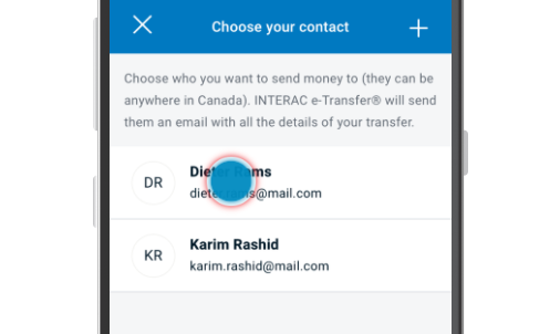 Sending Interac e-Transfer 2