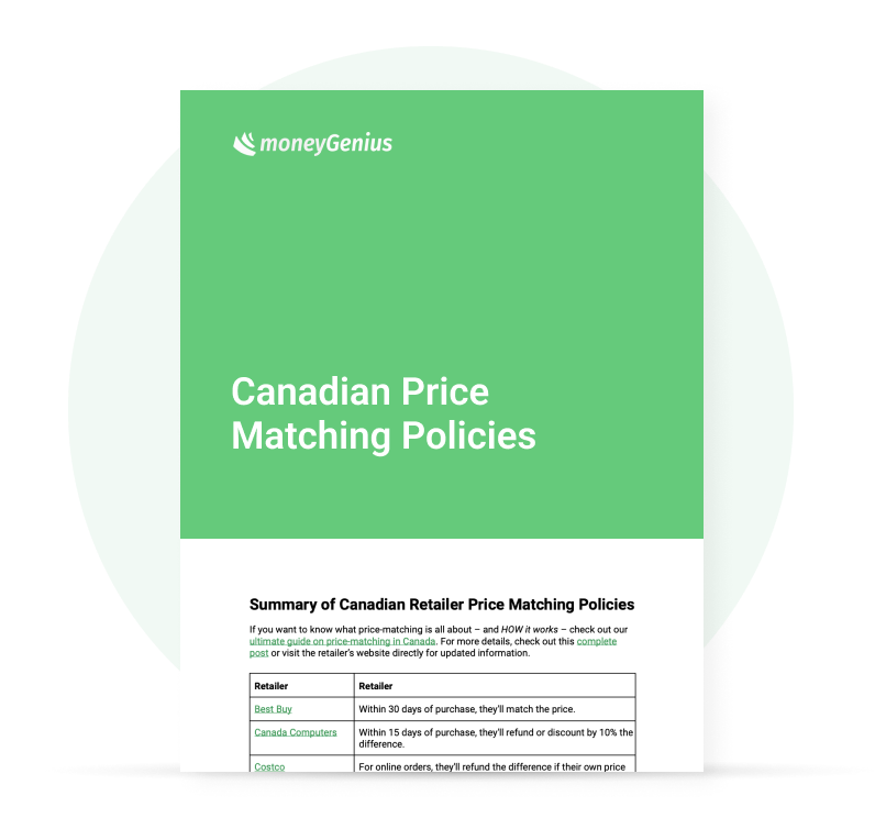 Canadian Price Matching Policies PDF | moneyGenius