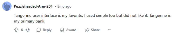 Reddit Tangerine User