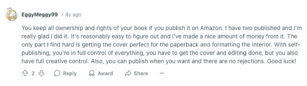 Details Of Self Publishing With Amazon