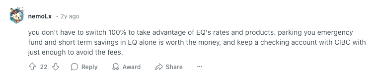 Redditor Suggests Using Both EQ And CIBC